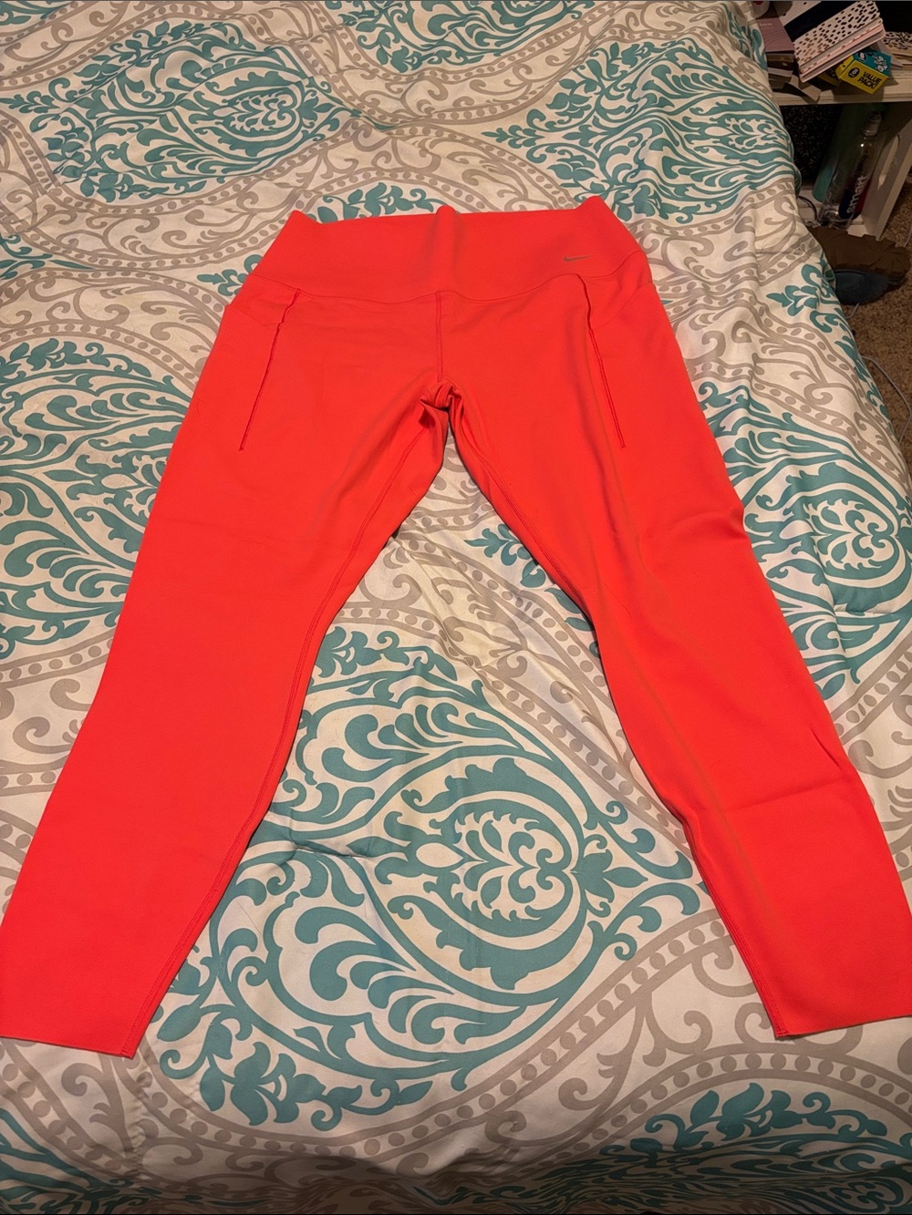 Nike Coral Dri-FIT Performance Leggings